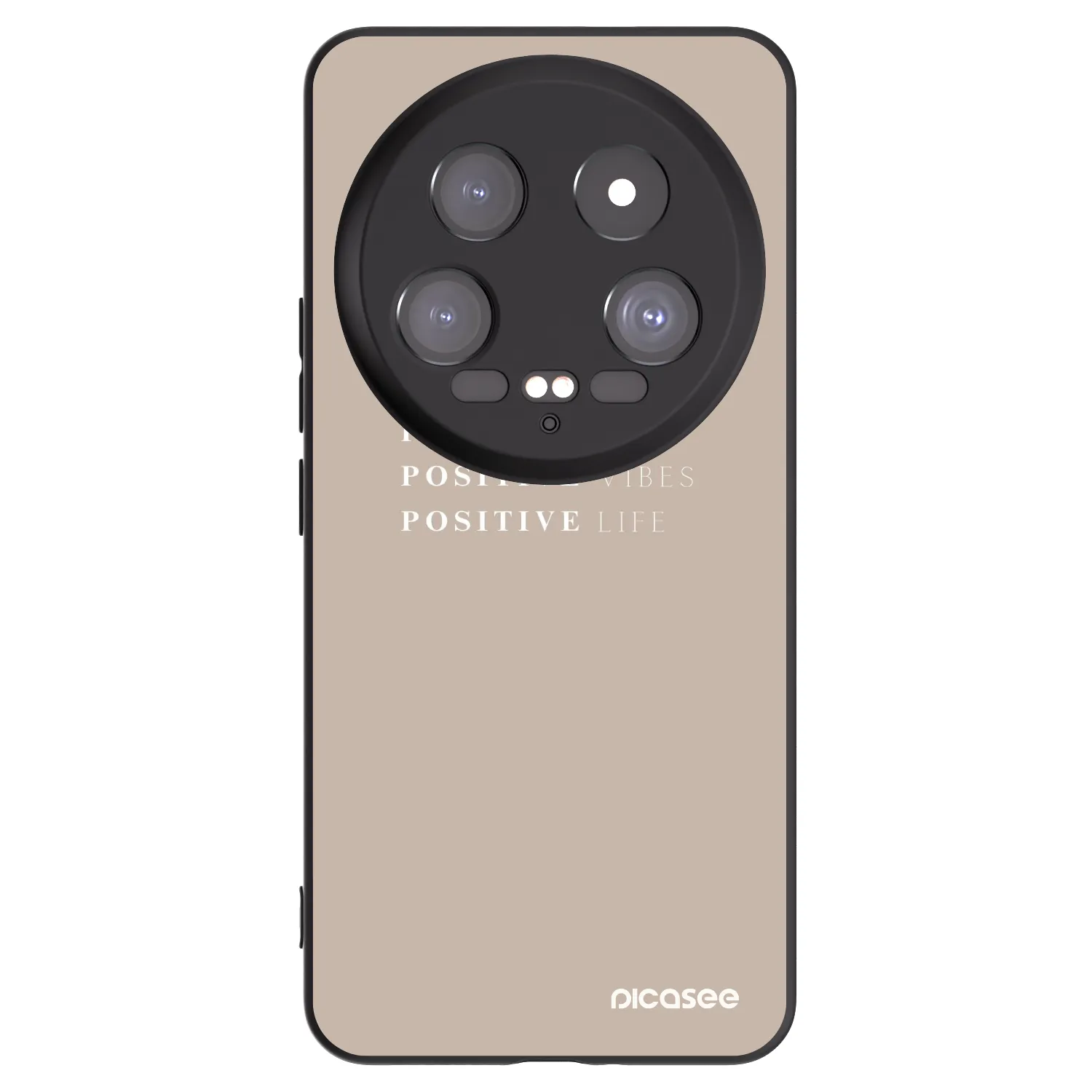Picasee crna silikonska maskica za Xiaomi 14 Ultra - Positive Vibes