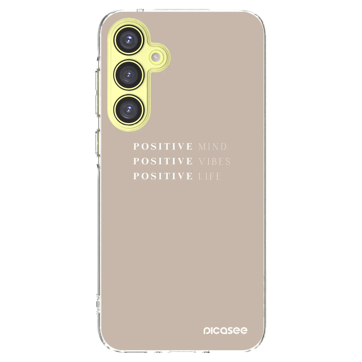 Picasee silikonska prozirna maskica za Samsung Galaxy A35 5G A356B - Positive Vibes