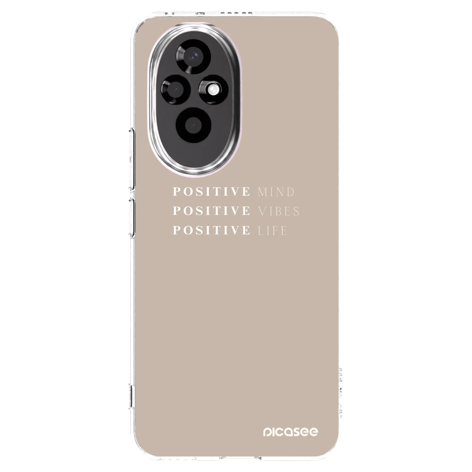 Picasee silikonska prozirna maskica za Honor 200 Pro 5G - Positive Vibes