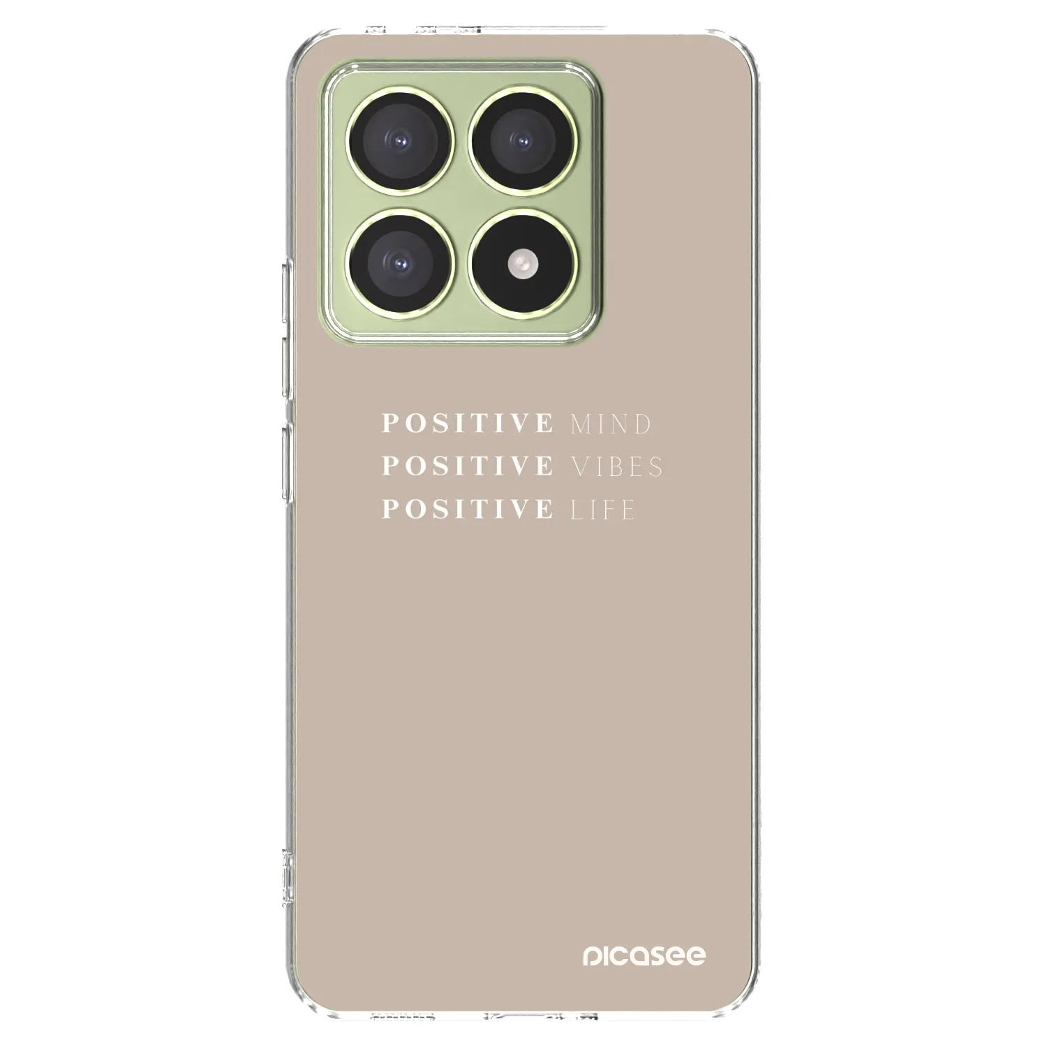 Picasee silikonska prozirna maskica za Xiaomi 14T - Positive Vibes