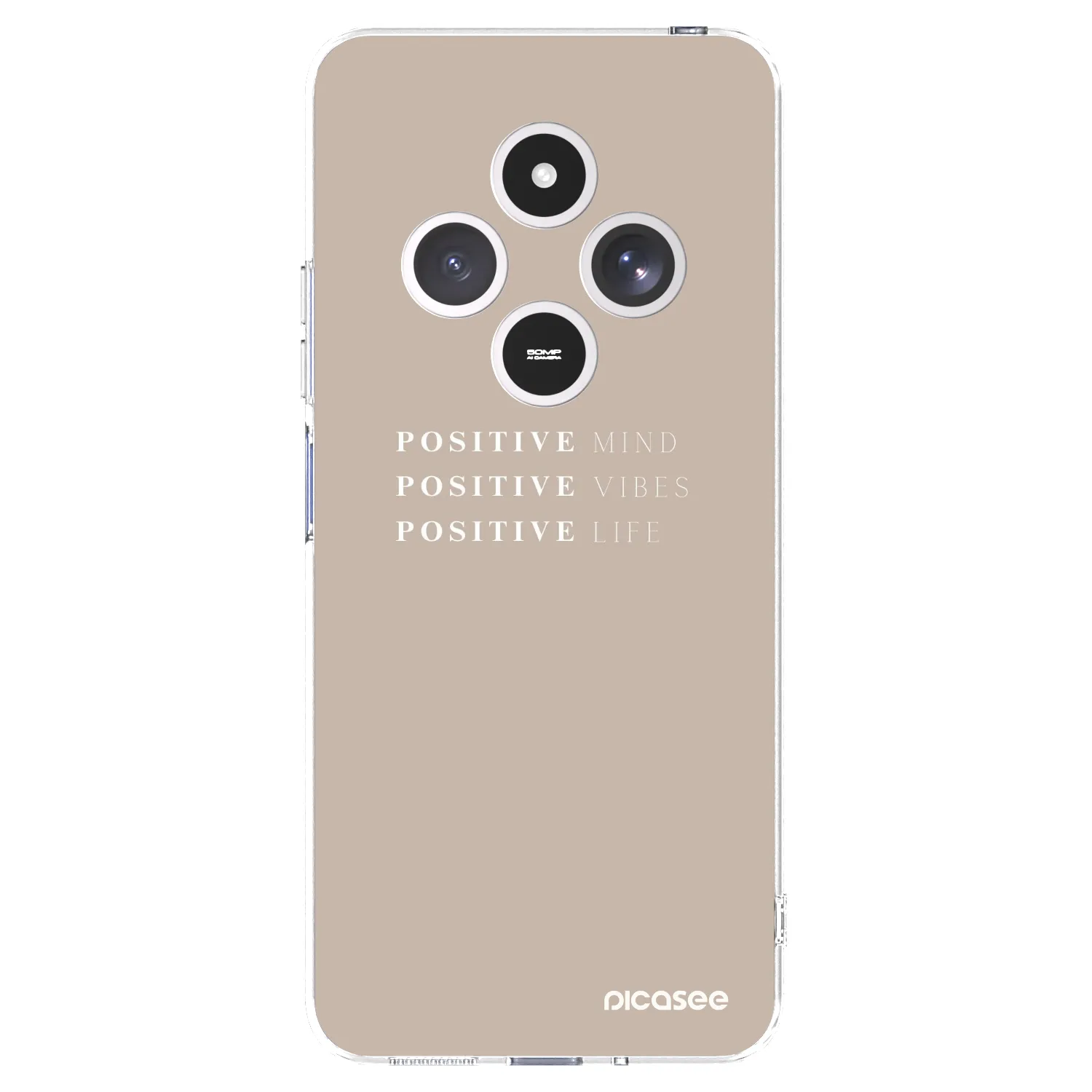 Picasee silikonska prozirna maskica za Xiaomi Redmi 14C - Positive Vibes