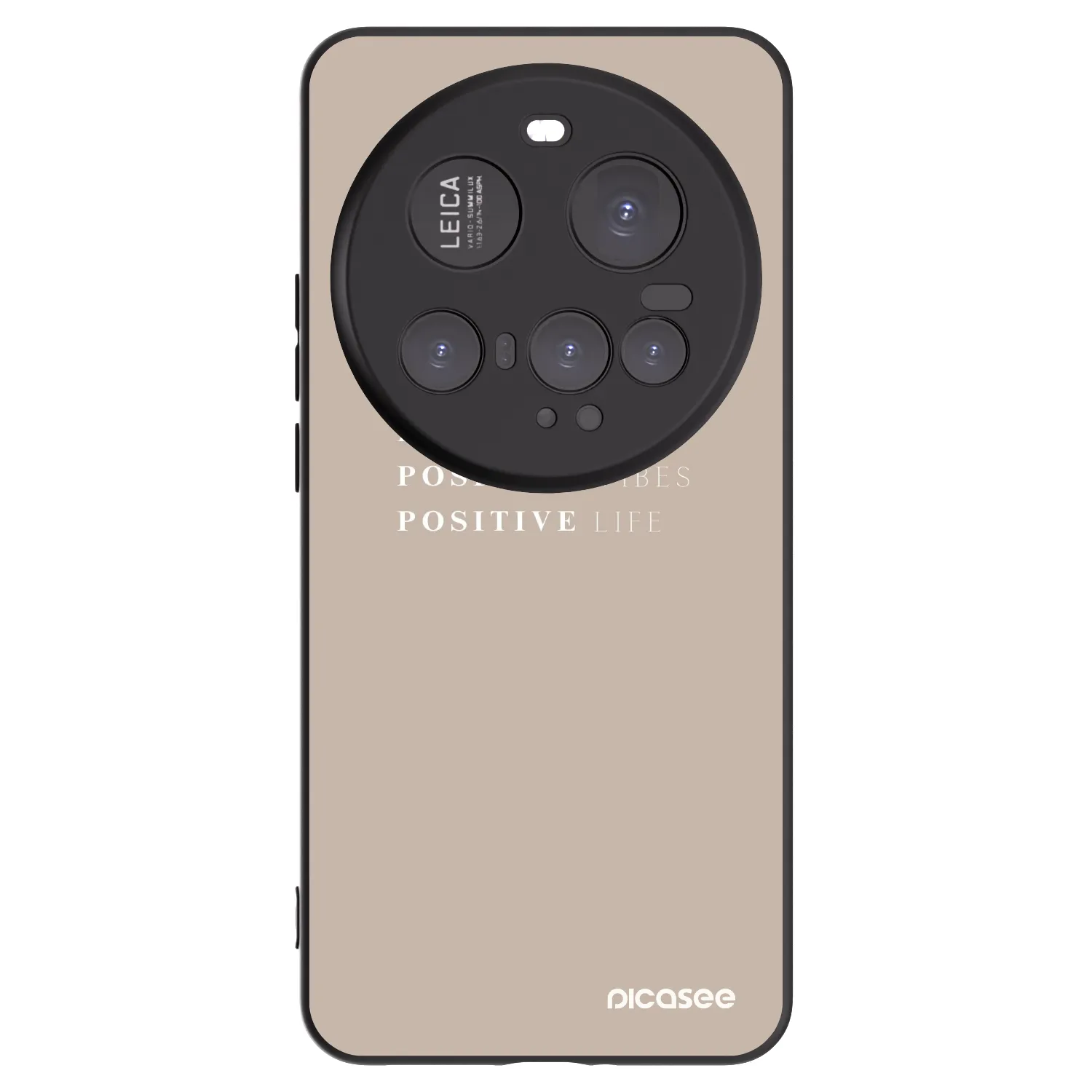 Picasee crna silikonska maskica za Xiaomi 15 Ultra - Positive Vibes