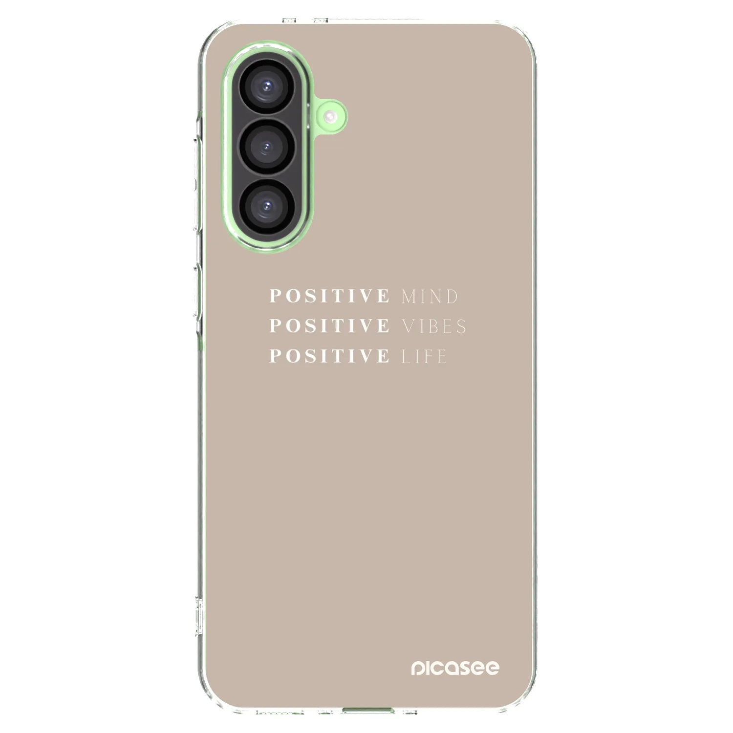 Picasee silikonska prozirna maskica za Samsung Galaxy A26 5G A266B - Positive Vibes