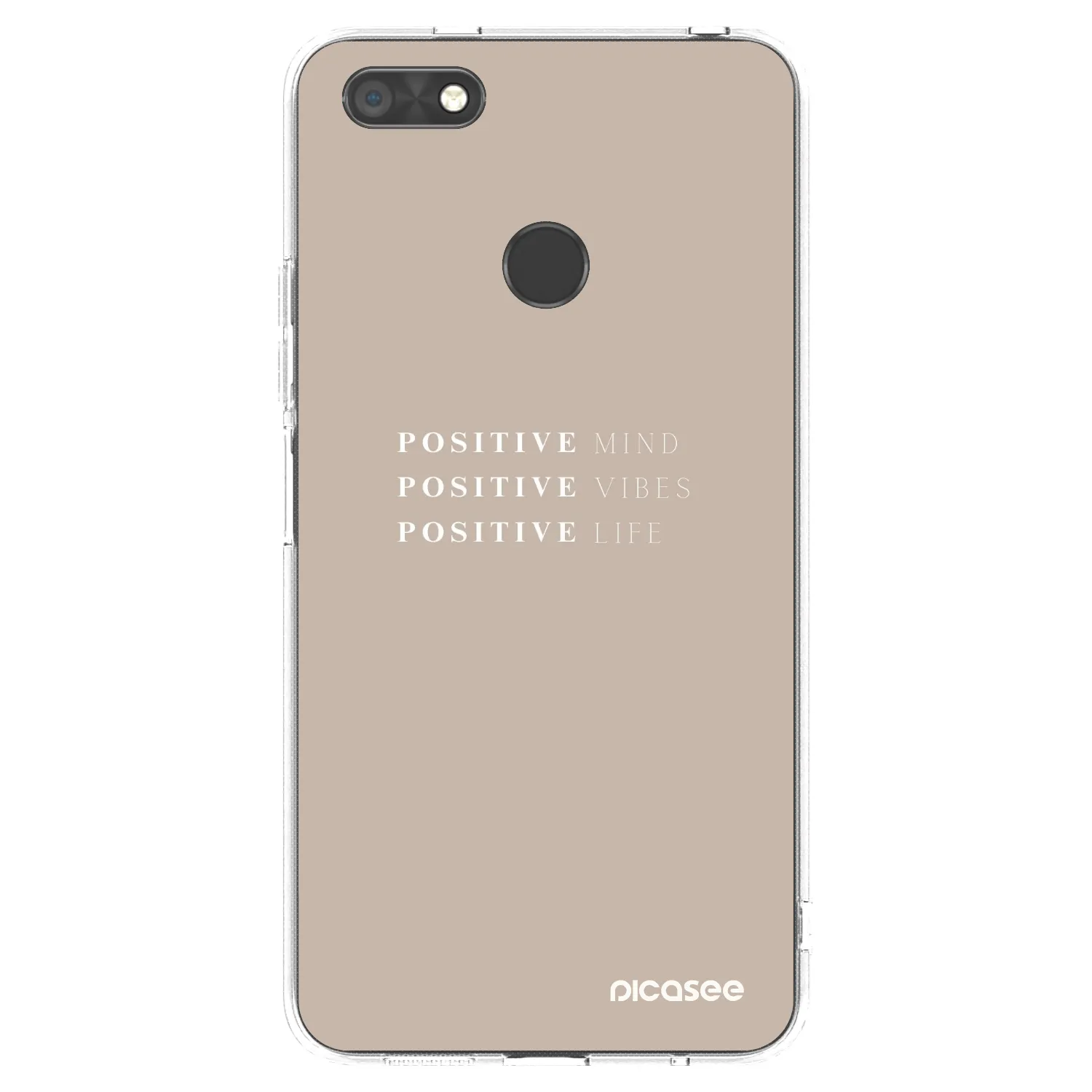 Picasee silikonska prozirna maskica za Huawei P9 Lite Mini - Positive Vibes