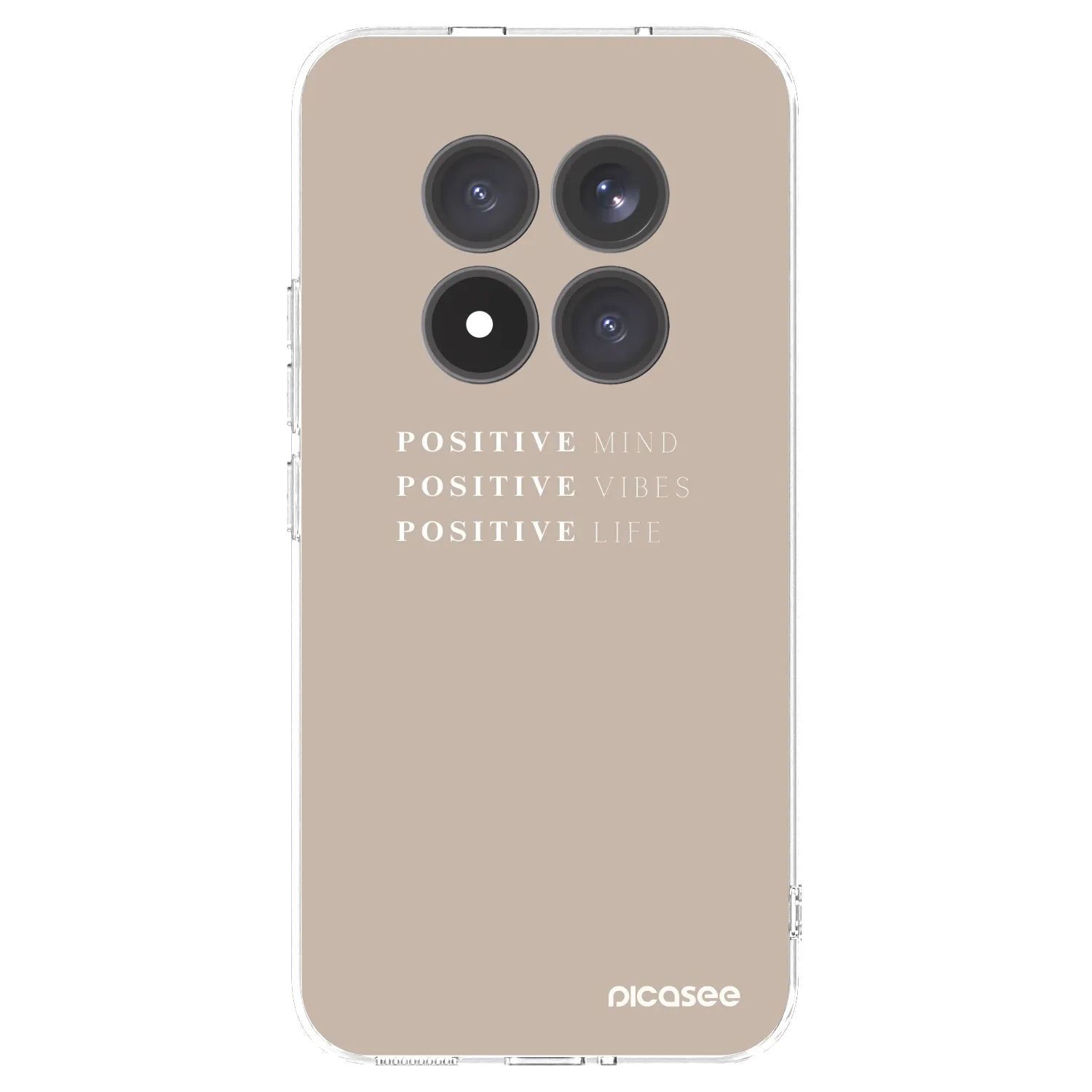 Picasee silikonska prozirna maskica za Xiaomi Redmi Note 15 Pro+ - Positive Vibes