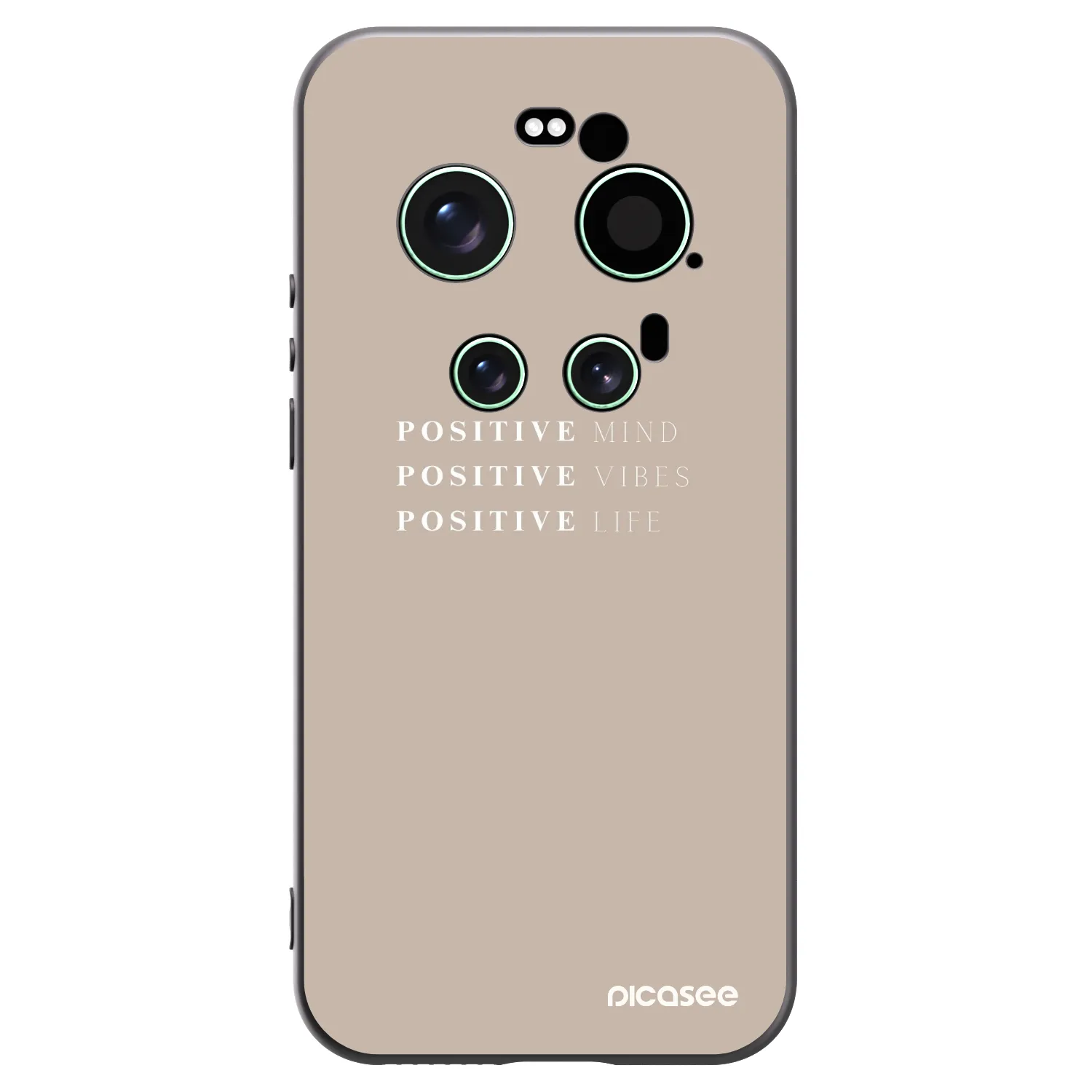 Picasee crna silikonska maskica za Xiaomi 17 Ultra - Positive Vibes