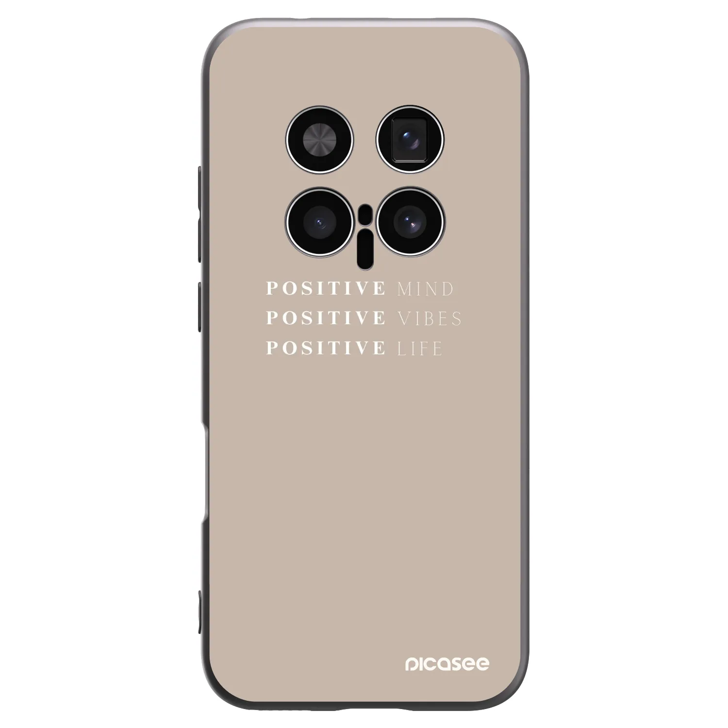 Picasee crna silikonska maskica za Honor Magic8 Pro 5G - Positive Vibes