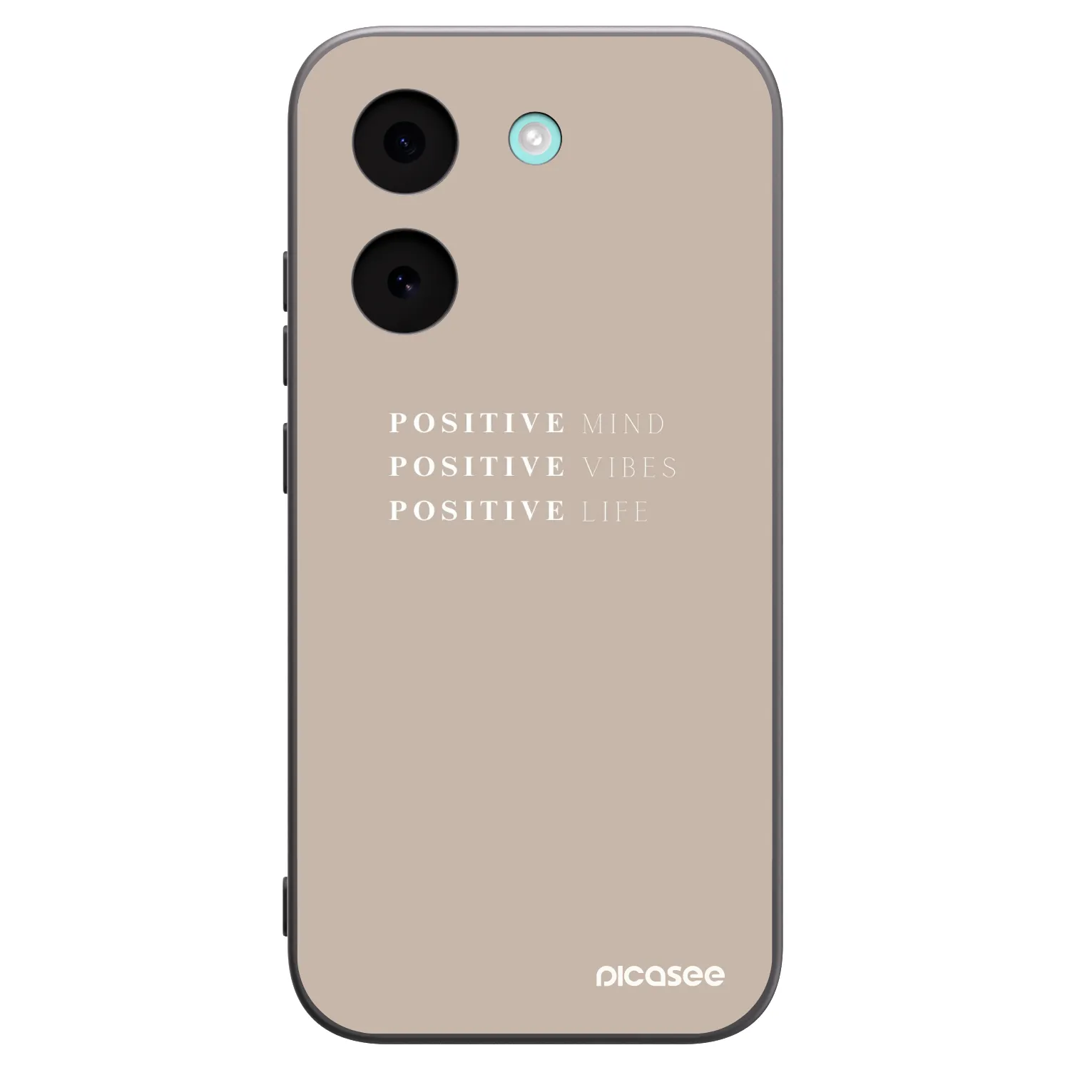Picasee crna silikonska maskica za Xiaomi Poco X8 Pro - Positive Vibes