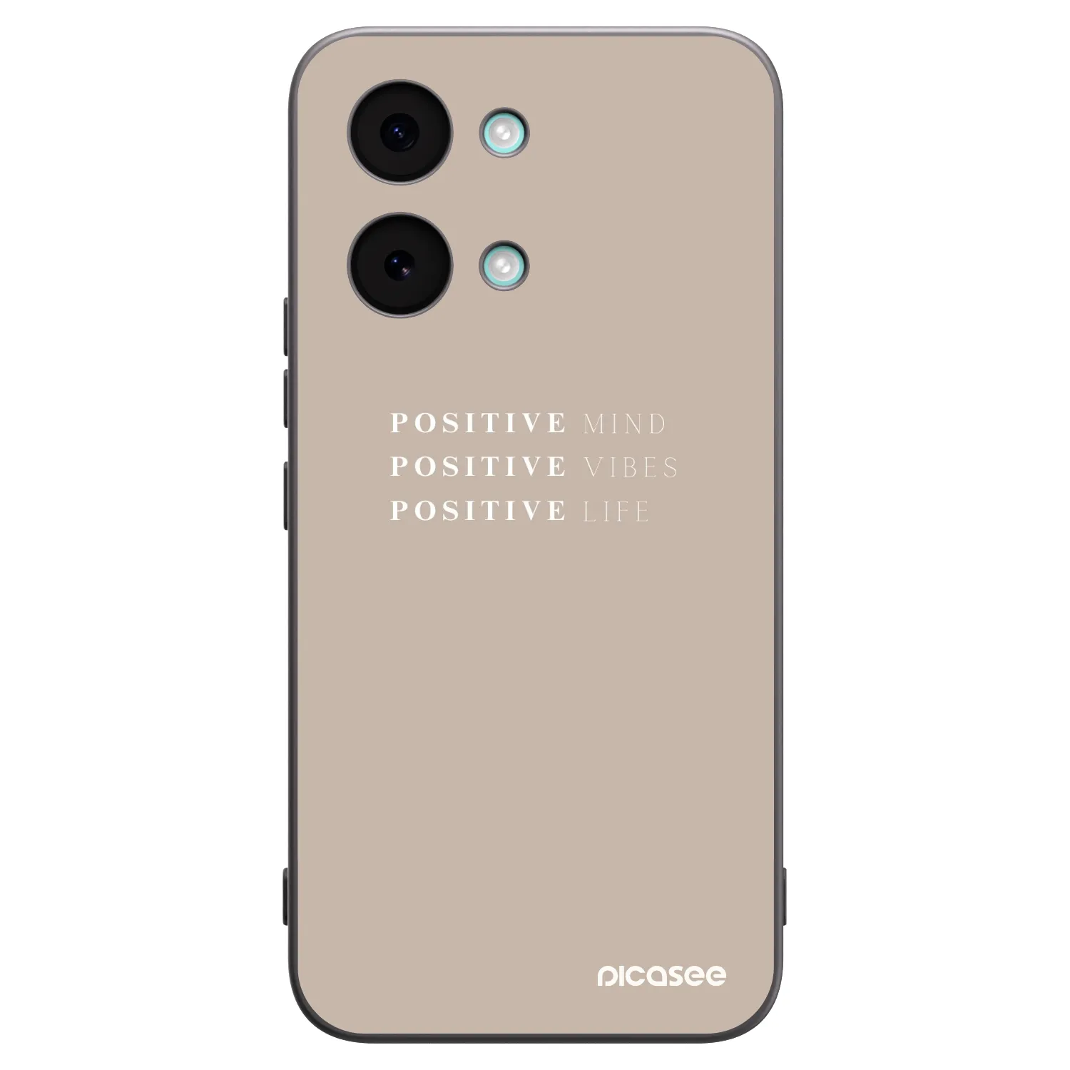 Picasee crna silikonska maskica za Xiaomi Poco X8 Pro Max - Positive Vibes