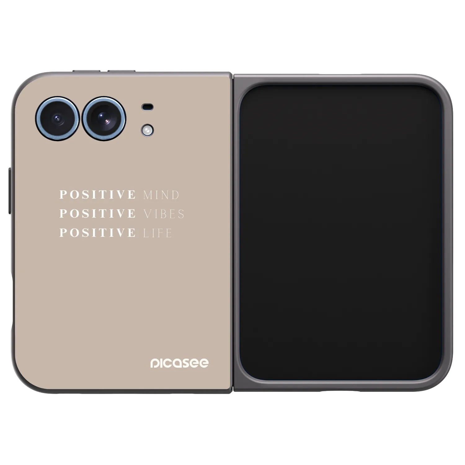 Picasee crna silikonska maskica za Apple iPhone Ultra - Positive Vibes