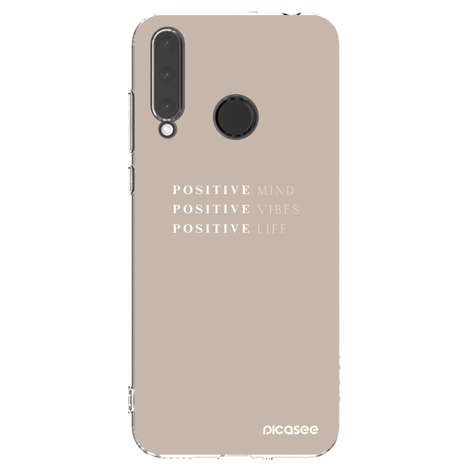 Picasee silikonska prozirna maskica za Honor 20 Lite - Positive Vibes