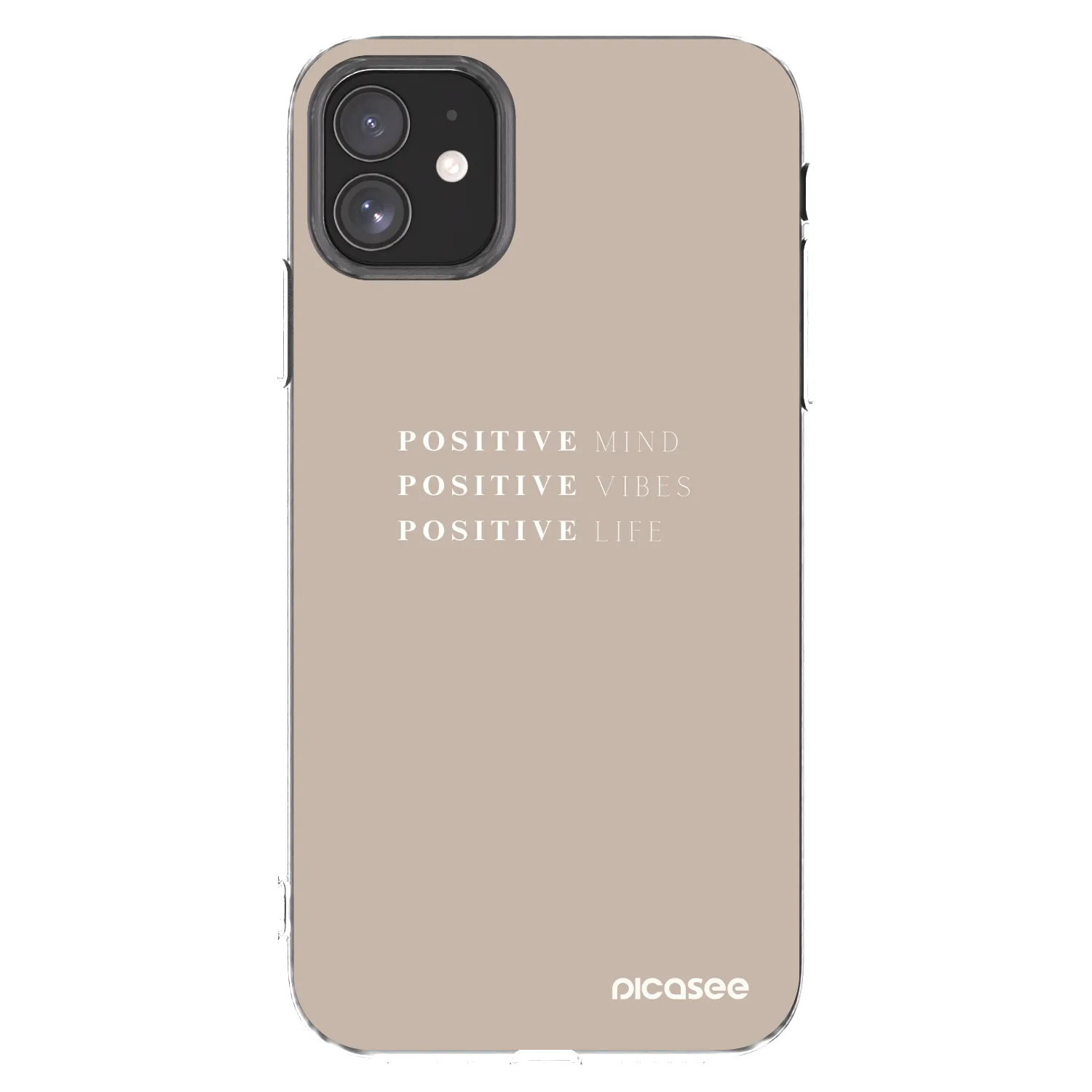 Picasee silikonska prozirna maskica za Apple iPhone 11 - Positive Vibes