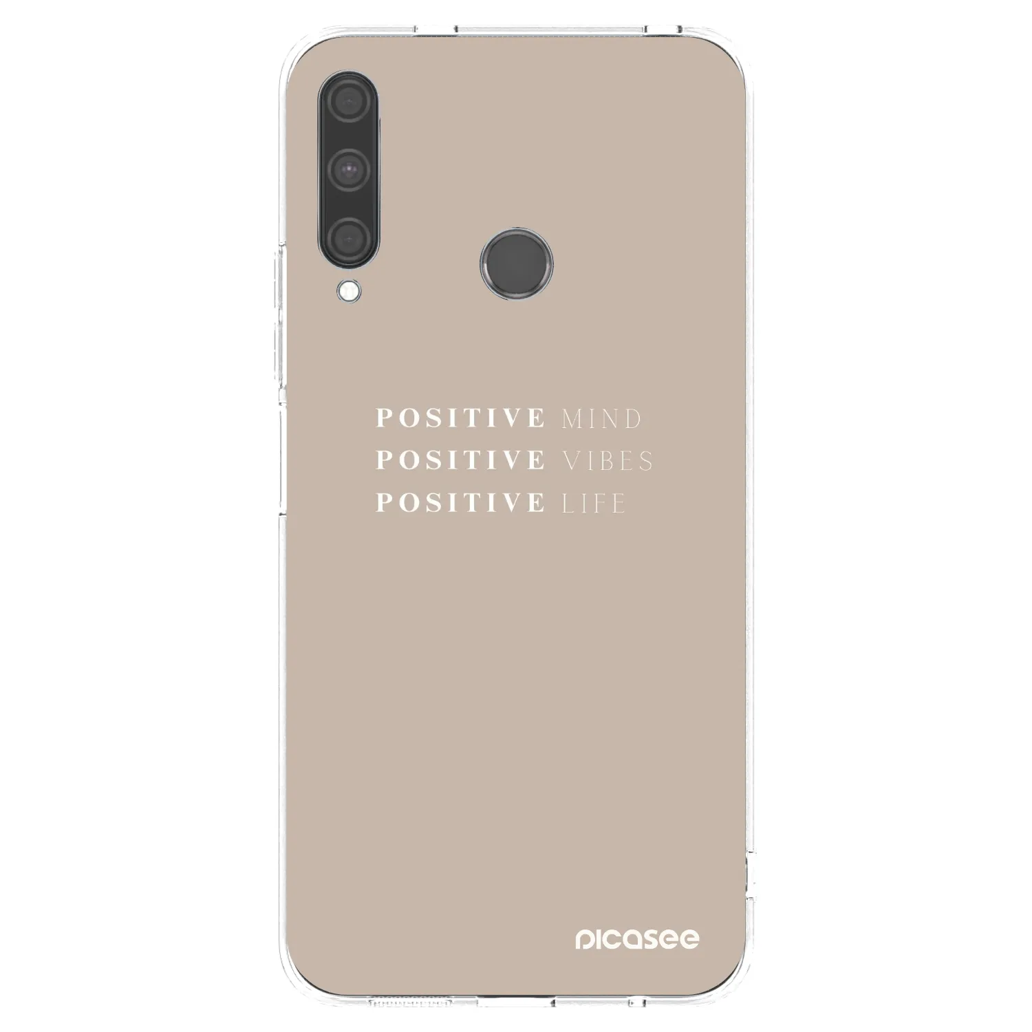 Picasee silikonska prozirna maskica za Huawei P40 Lite E - Positive Vibes