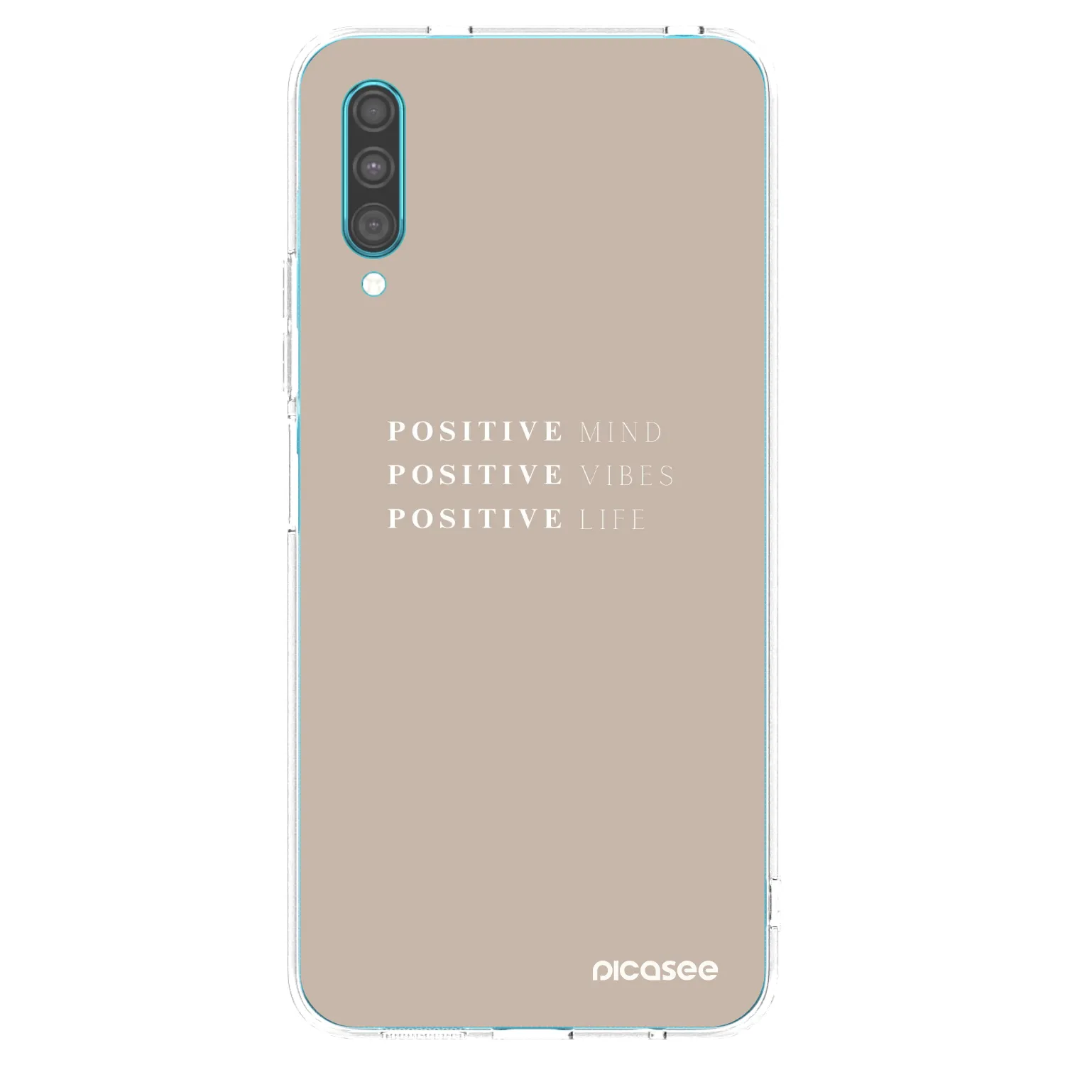 Picasee silikonska prozirna maskica za Samsung Galaxy A30s A307F - Positive Vibes