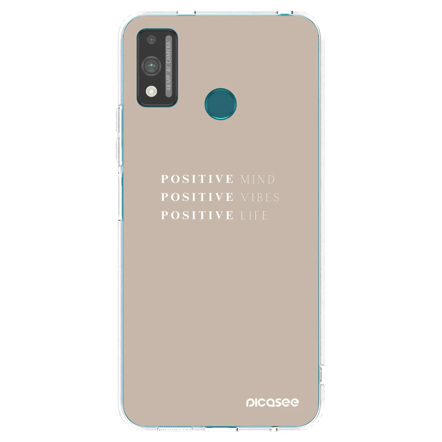 Picasee silikonska prozirna maskica za Honor 9X Lite - Positive Vibes