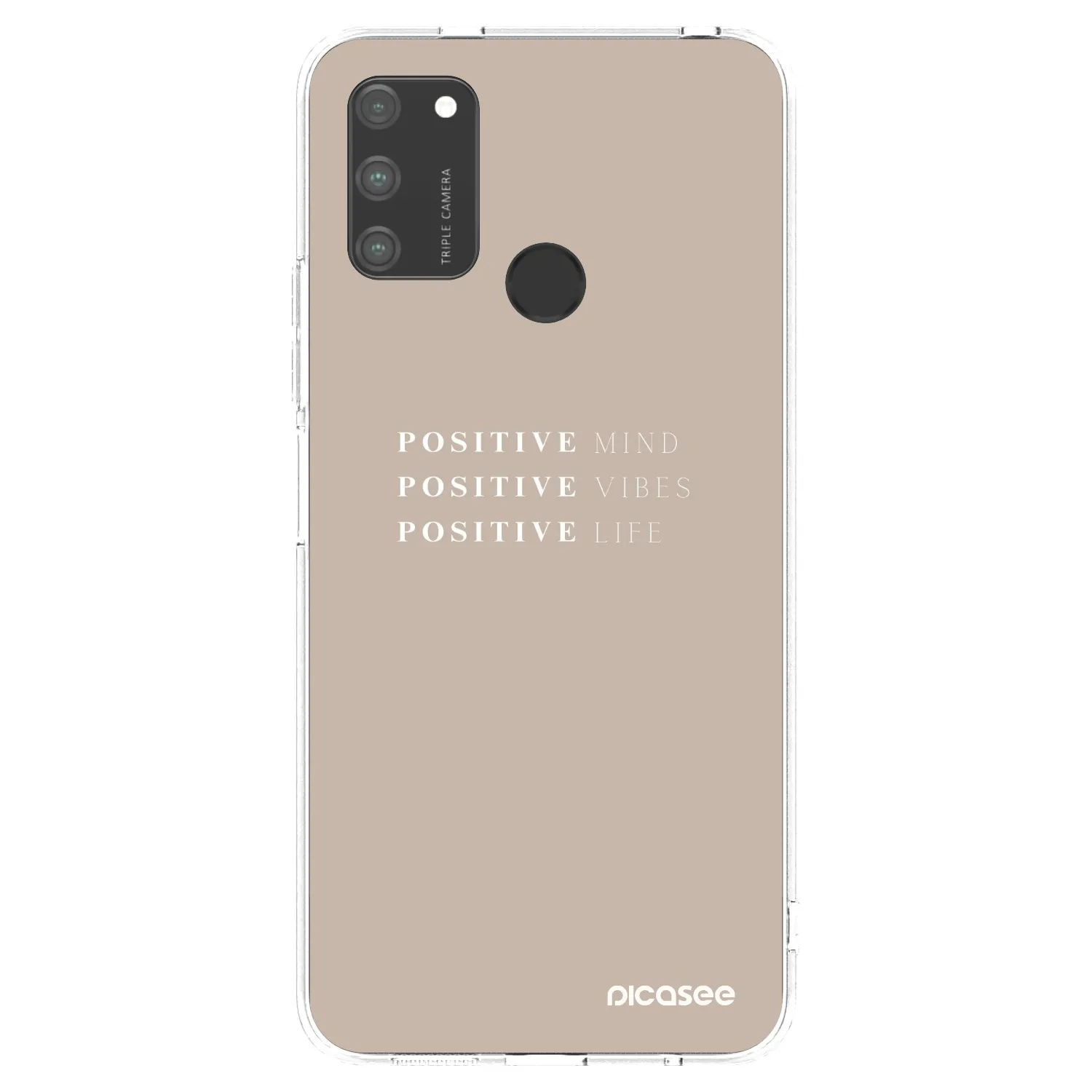 Picasee silikonska prozirna maskica za Honor 9A - Positive Vibes