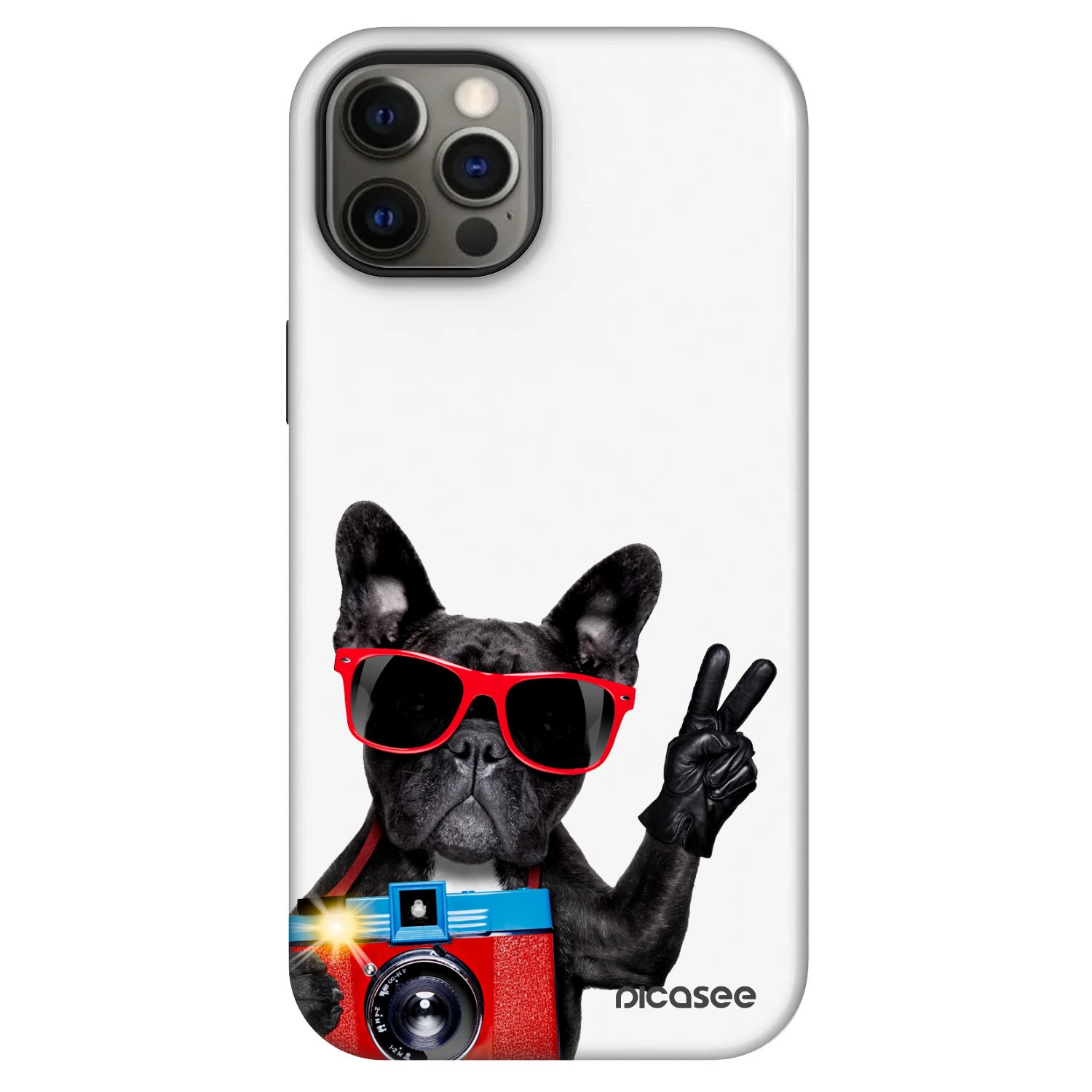 Picasee Fashion Case MagSafe za Apple iPhone 12 - French Bulldog