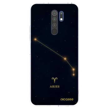 Picasee silikonska prozirna maskica za Xiaomi Redmi 9 - ARIES