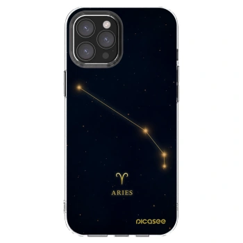 Picasee silikonska prozirna maskica za Apple iPhone 12 Pro Max - ARIES