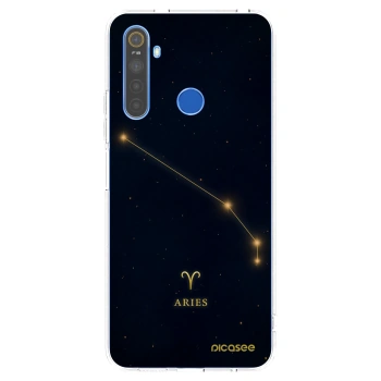 Picasee silikonska prozirna maskica za Realme 5 - ARIES