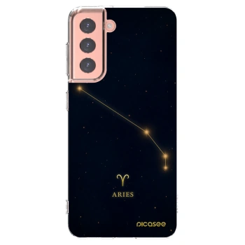Picasee silikonska prozirna maskica za Samsung Galaxy S21 5G G991B - ARIES