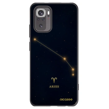 Picasee crna silikonska maskica za Xiaomi Redmi Note 10 - ARIES