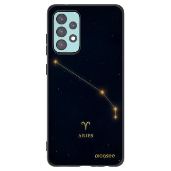 Picasee crna silikonska maskica za Samsung Galaxy A72 A725F - ARIES