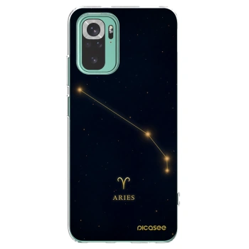Picasee silikonska prozirna maskica za Xiaomi Redmi Note 10 Pro - ARIES