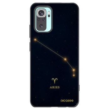 Picasee crna silikonska maskica za Xiaomi Redmi Note 10 Pro - ARIES