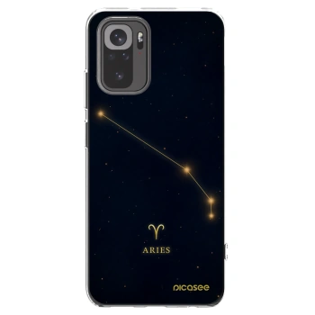 Picasee silikonska prozirna maskica za Xiaomi Redmi Note 10S - ARIES
