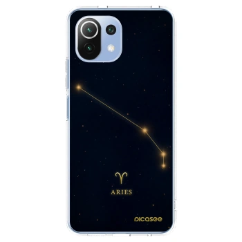 Picasee silikonska prozirna maskica za Xiaomi Mi 11 Lite - ARIES
