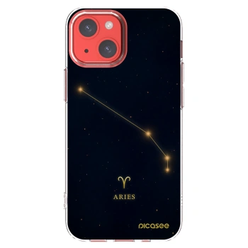Picasee silikonska prozirna maskica za Apple iPhone 13 mini - ARIES
