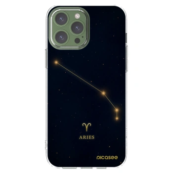 Picasee silikonska prozirna maskica za Apple iPhone 13 Pro Max - ARIES
