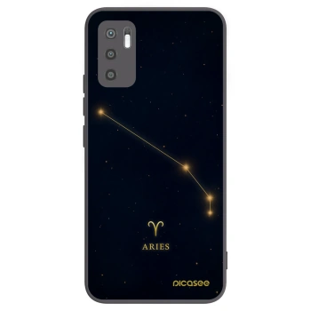 Picasee crna silikonska maskica za Xiaomi Redmi Note 10 5G - ARIES