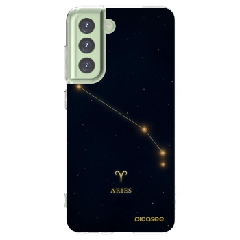 Picasee silikonska prozirna maskica za Samsung Galaxy S21 FE 5G - ARIES