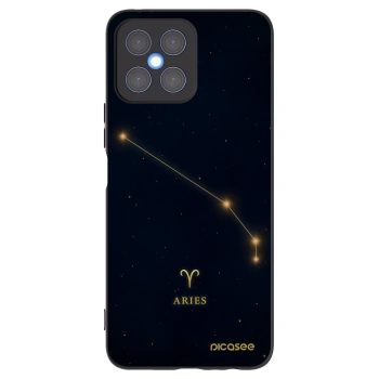Picasee crna silikonska maskica za Honor X8 4G - ARIES