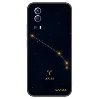 Picasee crna silikonska maskica za Vivo Y52 5G - ARIES