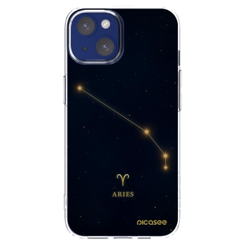 Picasee silikonska prozirna maskica za Apple iPhone 14 - ARIES