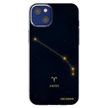 Picasee silikonska prozirna maskica za Apple iPhone 14 Plus - ARIES