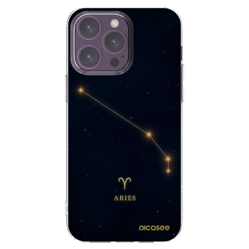 Picasee silikonska prozirna maskica za Apple iPhone 14 Pro Max - ARIES