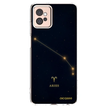Picasee silikonska prozirna maskica za Motorola Moto G32 - ARIES