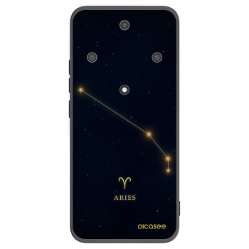 Picasee crna silikonska maskica za Honor Magic5 Lite 5G - ARIES