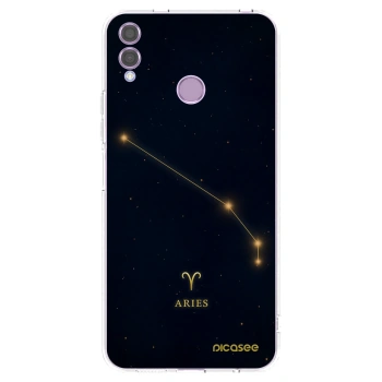 Picasee silikonska prozirna maskica za Honor 8X - ARIES