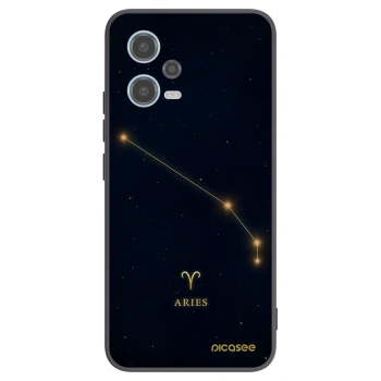 Picasee crna silikonska maskica za Xiaomi Redmi Note 12 5G - ARIES