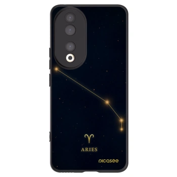 Picasee crna silikonska maskica za Honor 90 5G - ARIES