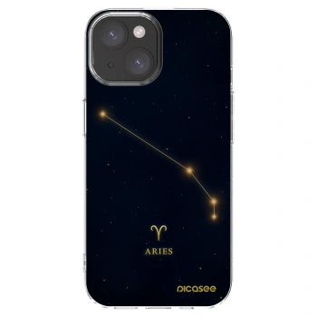 Picasee silikonska prozirna maskica za Apple iPhone 15 - ARIES
