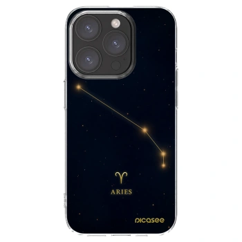 Picasee silikonska prozirna maskica za Apple iPhone 15 Pro - ARIES