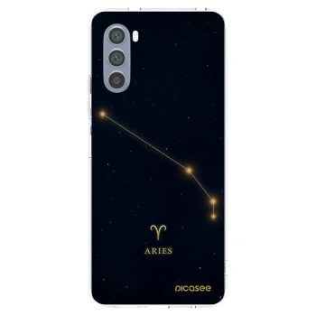 Picasee silikonska prozirna maskica za Motorola Moto G62 - ARIES