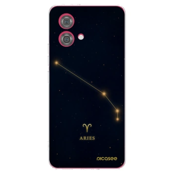 Picasee silikonska prozirna maskica za Motorola Moto G84 5G - ARIES