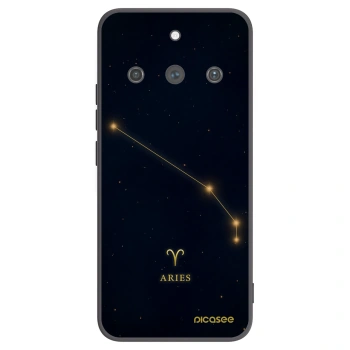 Picasee crna silikonska maskica za Realme 11 Pro+ - ARIES
